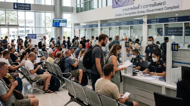 Bureau de l'Immigration thaïlandais, Royal Thai Police, contrôle des étrangers en Thaïlande