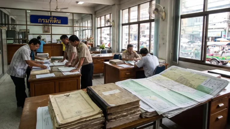 Bureau du Land Department thaïlandais, cadastre et titres fonciers en Thaïlande